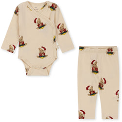 Konges Sløjd Christmas Teddy Newborn Pyjamas