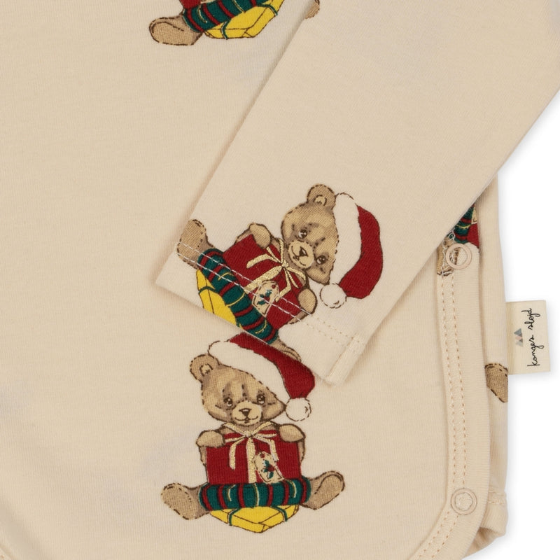 Konges Sløjd Christmas Teddy Newborn Pyjamas