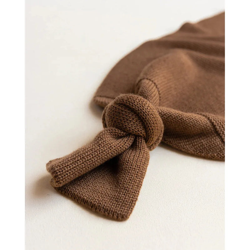 Hvid Chocolate Merino Wool Knitted Cocoon