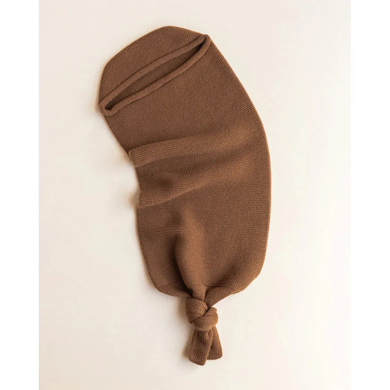 Hvid Chocolate Merino Wool Knitted Cocoon