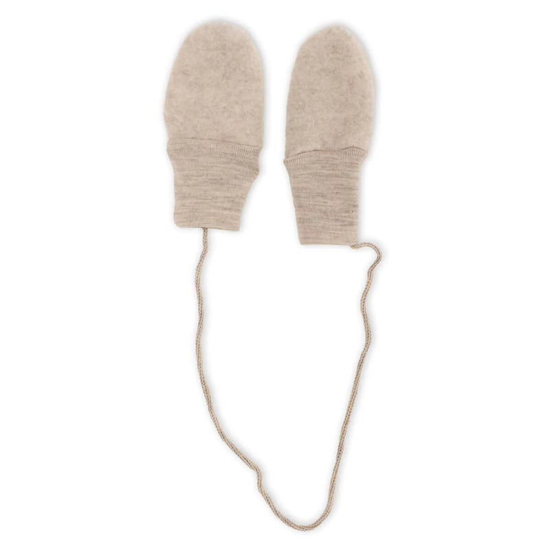 Engel Natur Sand Wool Mittens