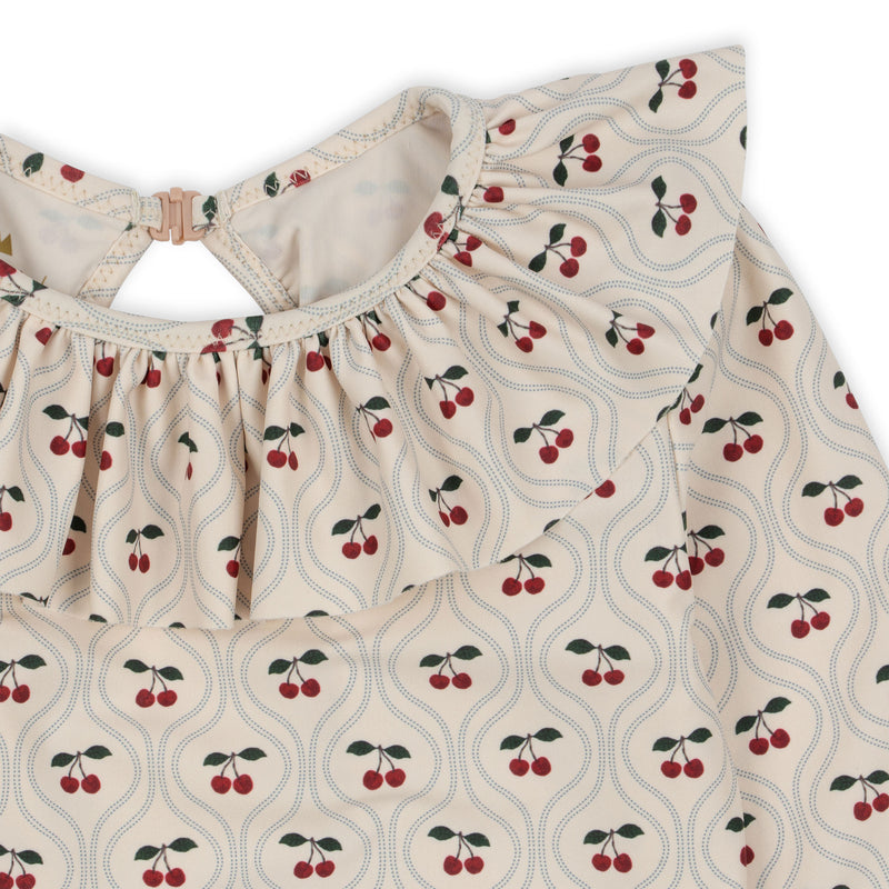 Konges Sløjd Manuka LS Cherry Motif Swimsuit