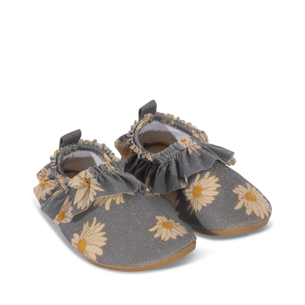 Konges Sløjd Daisy Blue Jade Frill Swim Shoes