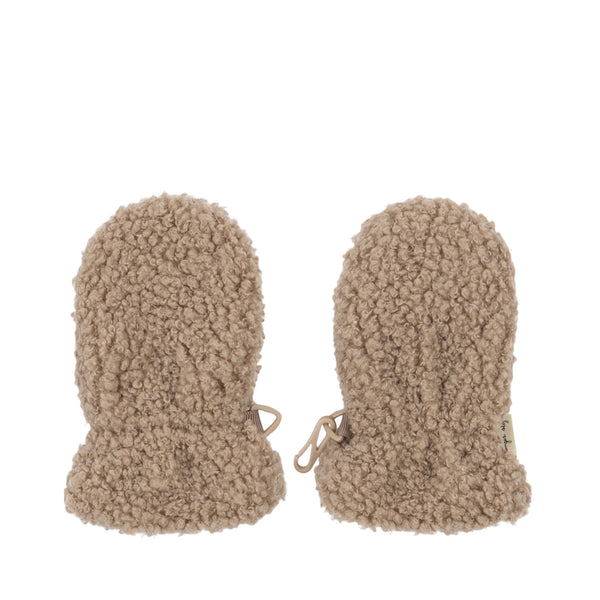 Konges Sløjd Oxford Tan Grizz Teddy Mittens