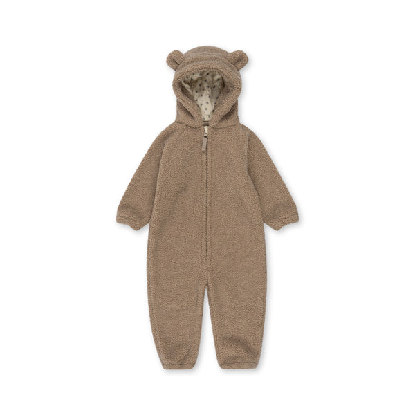 Konges Sløjd Oxford Tan Grizz Teddy Onesie