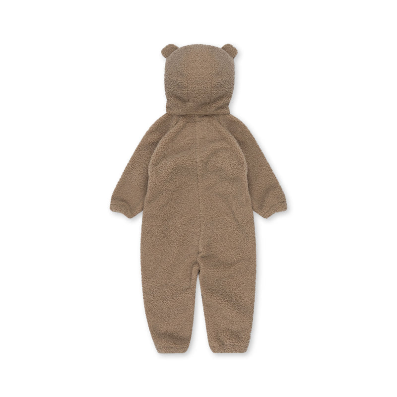 Konges Sløjd Oxford Tan Grizz Teddy Onesie