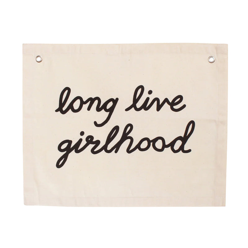 Imani Collective Natural Long Live Girlhood Banner