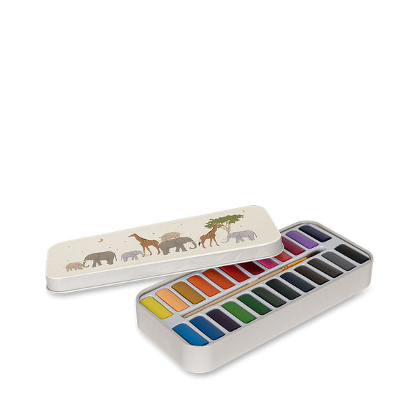 Konges Sløjd Safari Watercolour Paint Tin