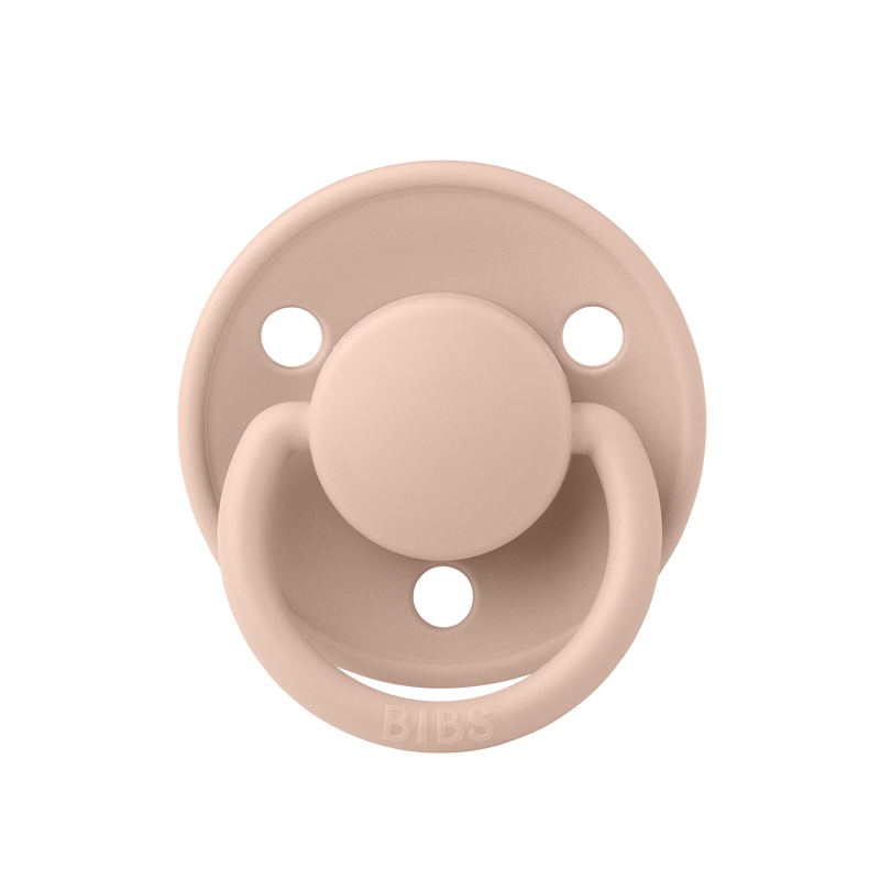 Bibs De Lux Blush Natural Rubber Pacifier