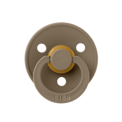 Bibs Dark Oak Natural Rubber Pacifier