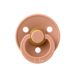 Bibs Peach Natural Rubber Pacifier