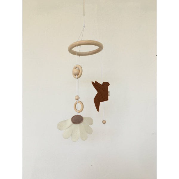 Bezisa Daisy Daylight Terra Wooden Mobile