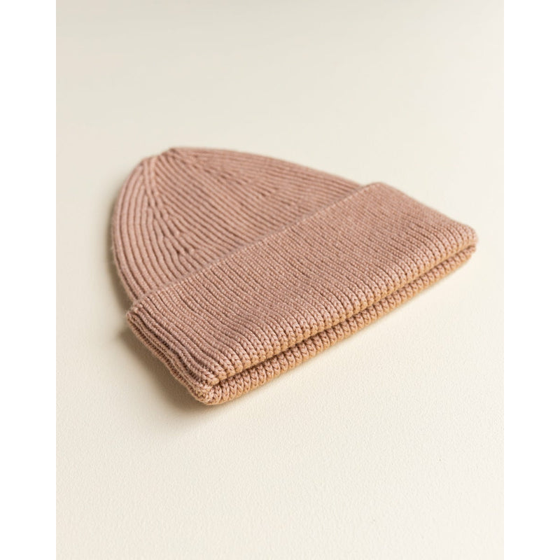 Hvid Mama Rose Merino Wool Fonzie Beanie