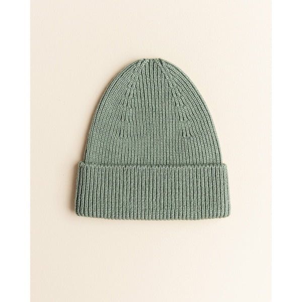 Hvid Mama Sage Merino Wool Fonzie Beanie