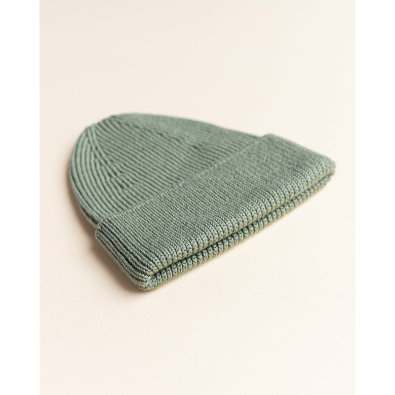 Hvid Mama Sage Merino Wool Fonzie Beanie