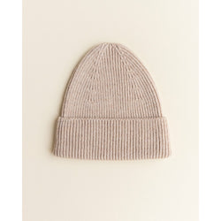 Hvid Mama Sand Merino Wool Fonzie Beanie