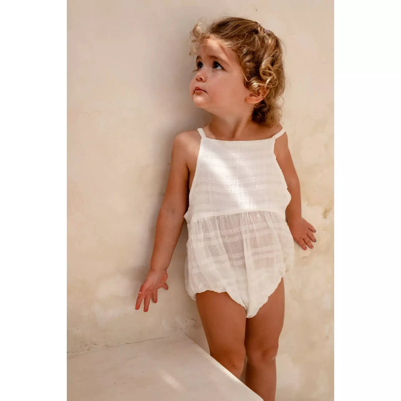 Illoura White Field Romper