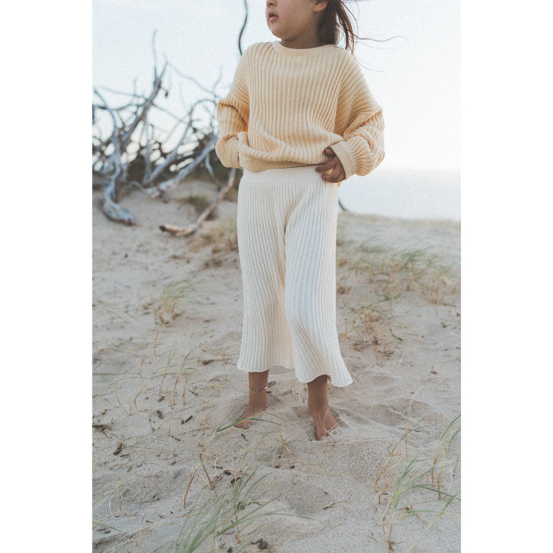 Illoura Vanilla Essential Knit Ribbed Pants