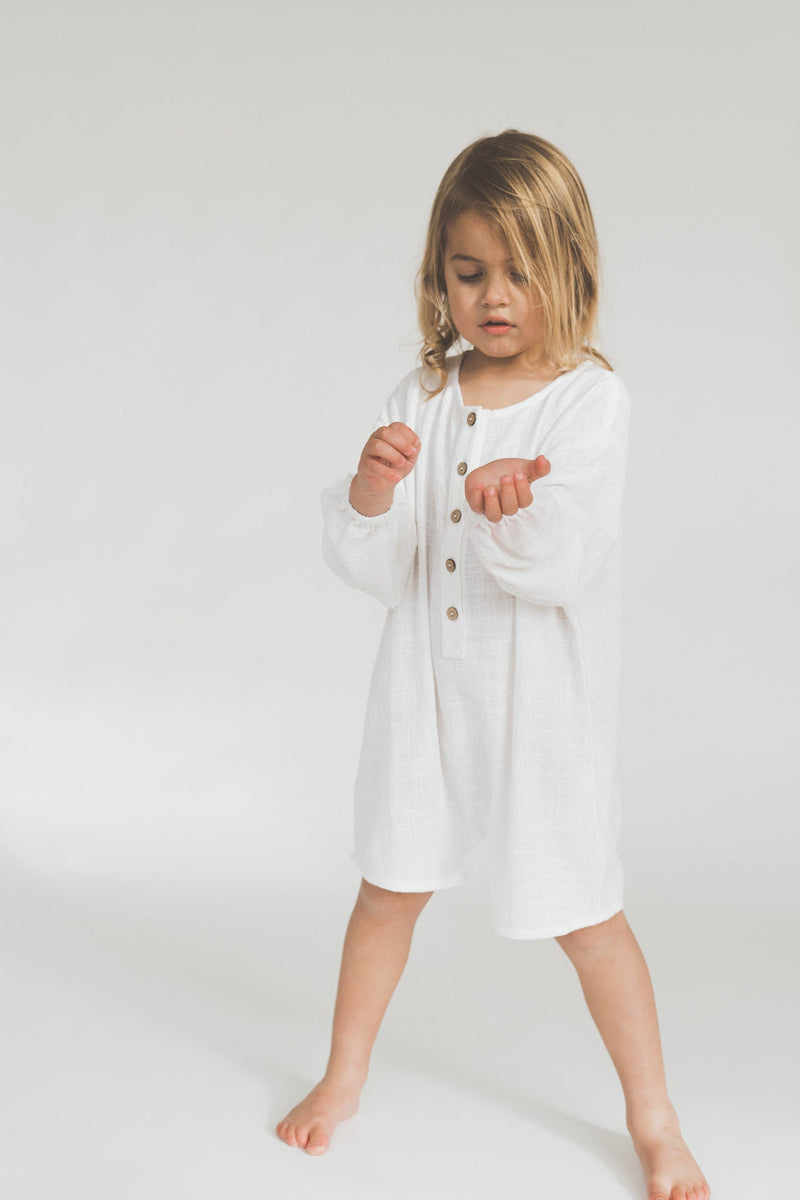 Illoura White Husk Romper