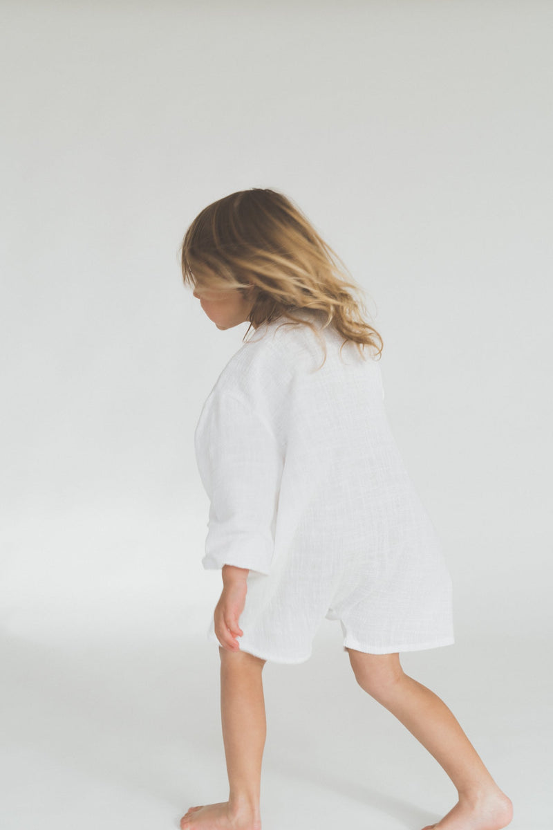 Illoura White Husk Romper