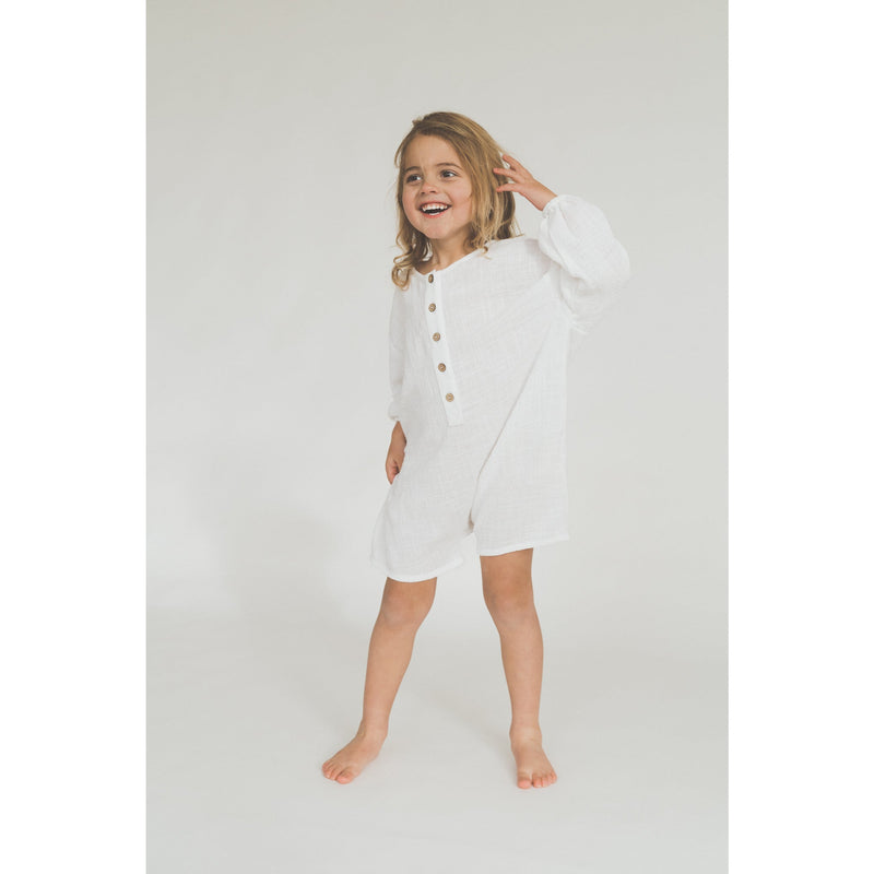 Illoura White Husk Romper