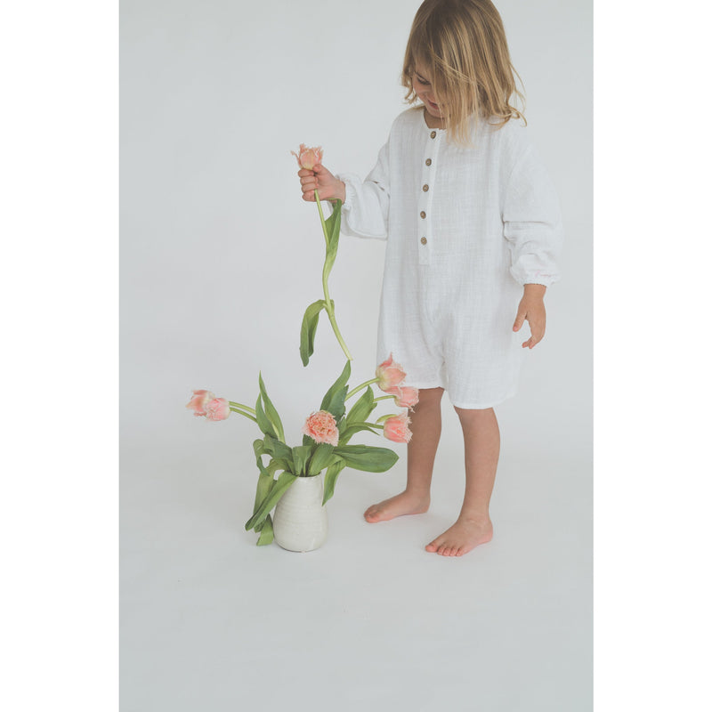 Illoura White Husk Romper