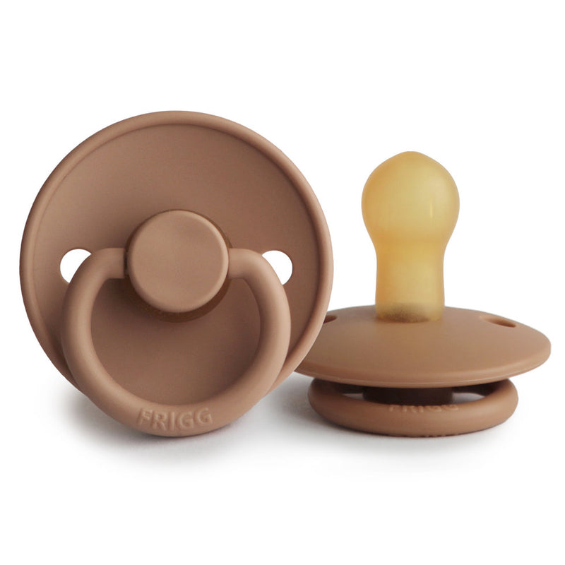 Frigg Classic Latex Peach Bronze Pacifier