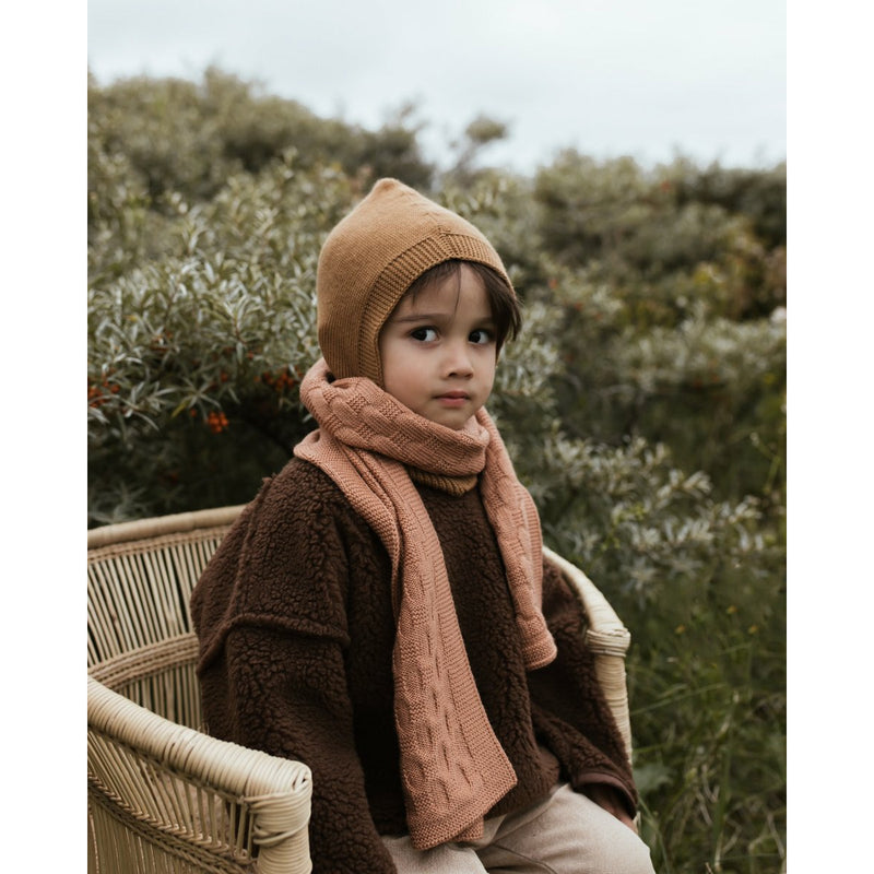 Hvid Terracotta Merino Wool Fiona Scarf