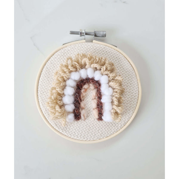 Kinporium Natural Rainbow Embroidery Hoop