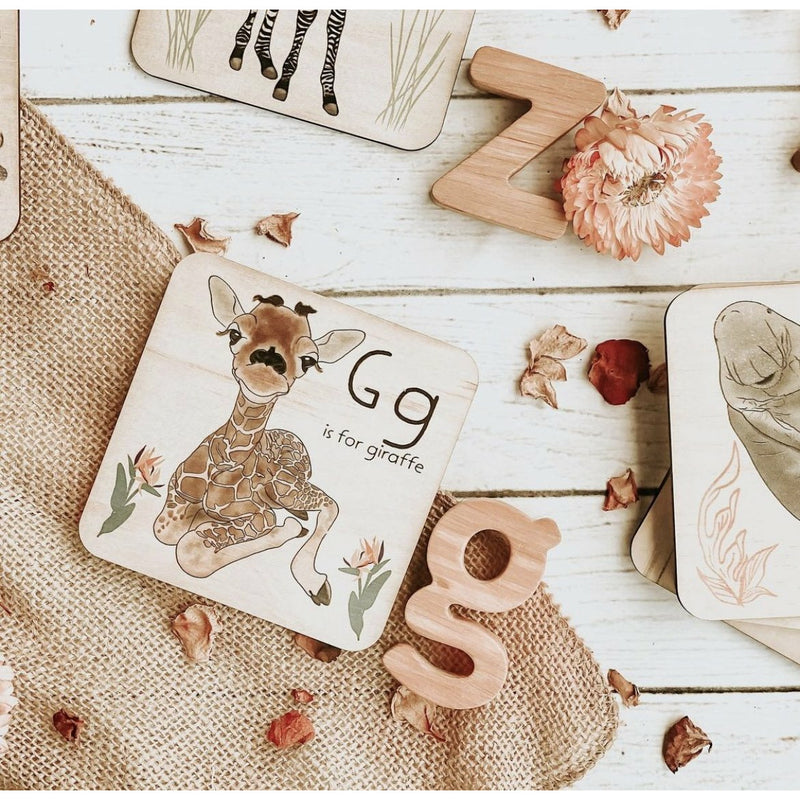 Timber Kids ABC Timber Tiles