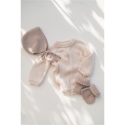 Illoura Natural Tallow Knit Romper