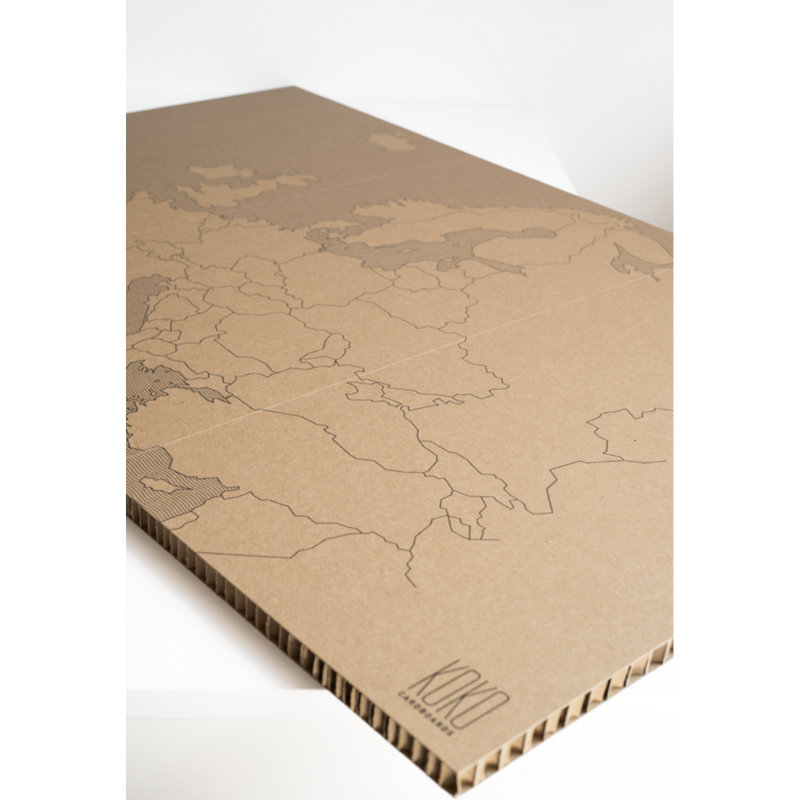 Koko Cardboards Map Of Europe