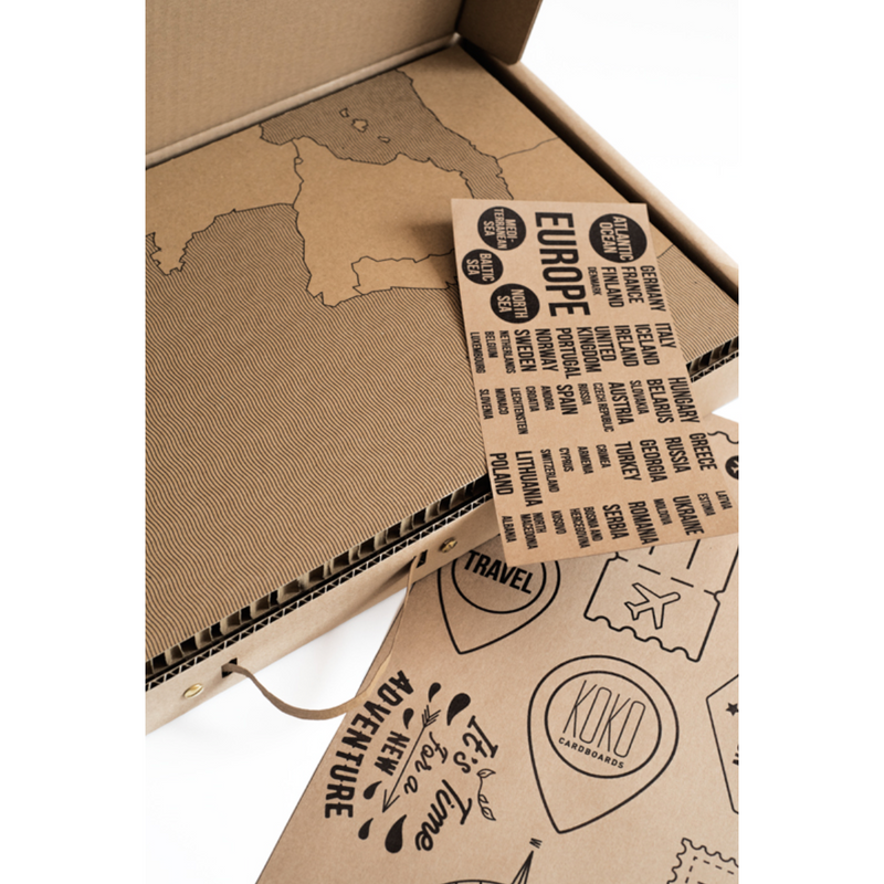 Koko Cardboards Map Of Europe