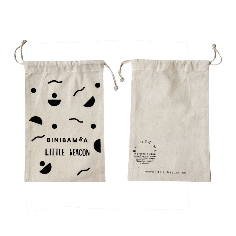 Little Beacon x Binibamba Rose Moon Muslin Duo