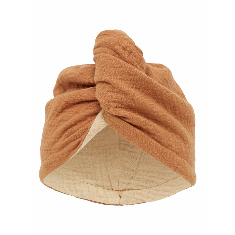 Lil' Atelier Mocha Bisque Muslin Turban