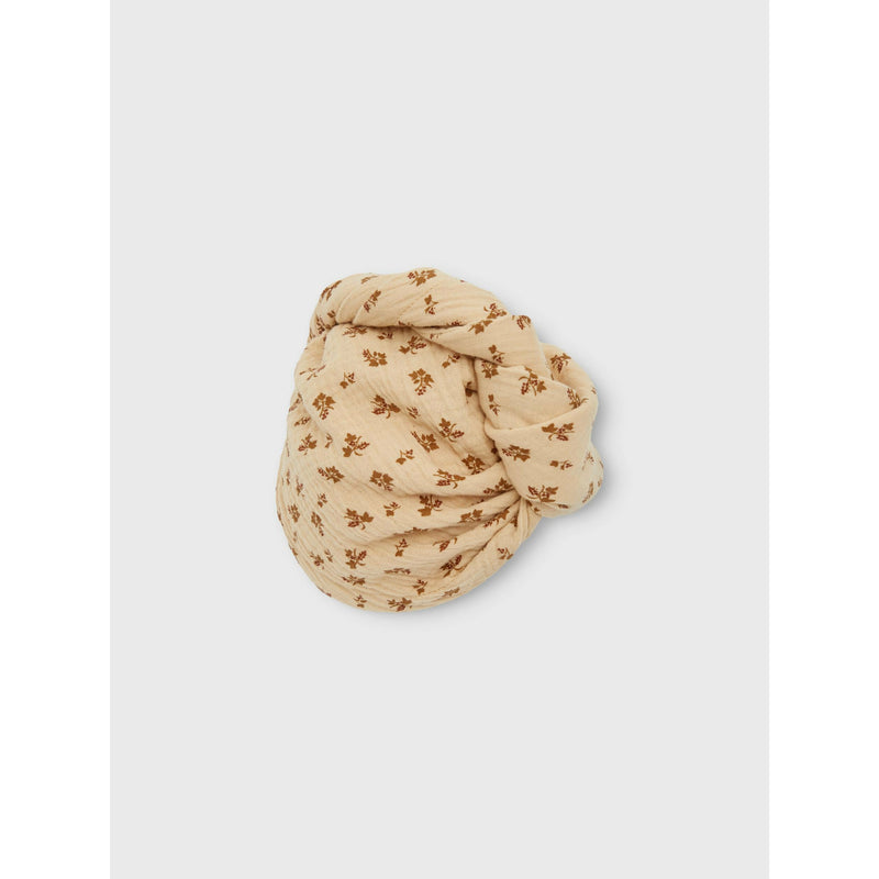 Lil' Atelier Croissant Floral Muslin Turban