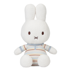 Little Dutch x Miffy Sunny Stripes Boucle 35cms Cuddle Toy