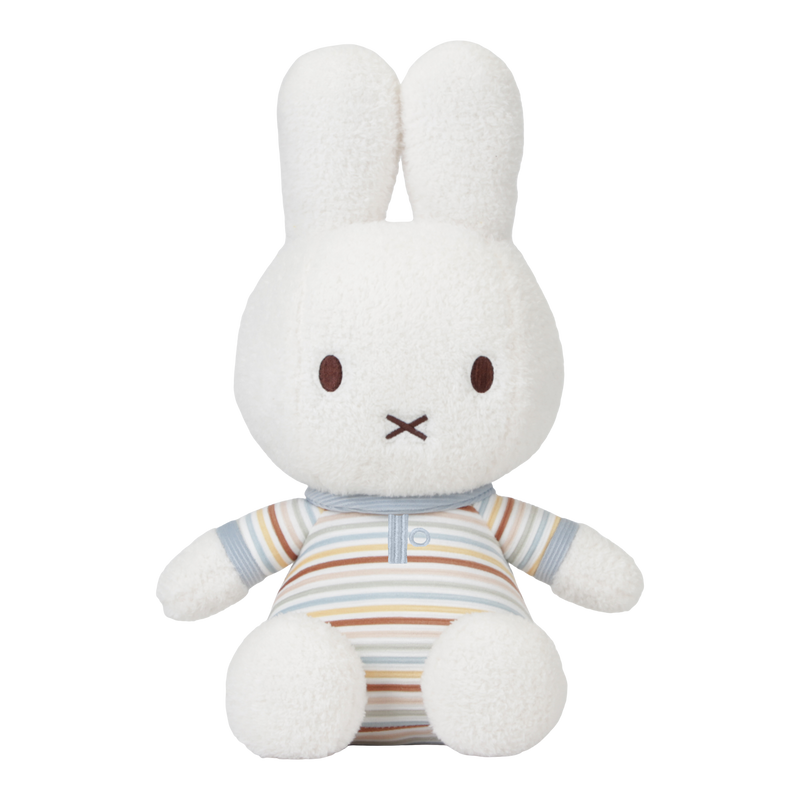 Little Dutch x Miffy Sunny Stripes Boucle 35cms Cuddle Toy