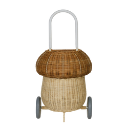 Olli Ella Natural Mushroom Rattan Luggy