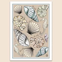 Motherish She Sells Sea Shells Print