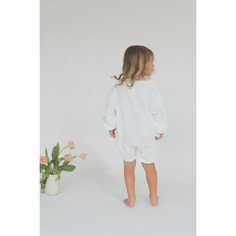 Illoura White Husk Romper