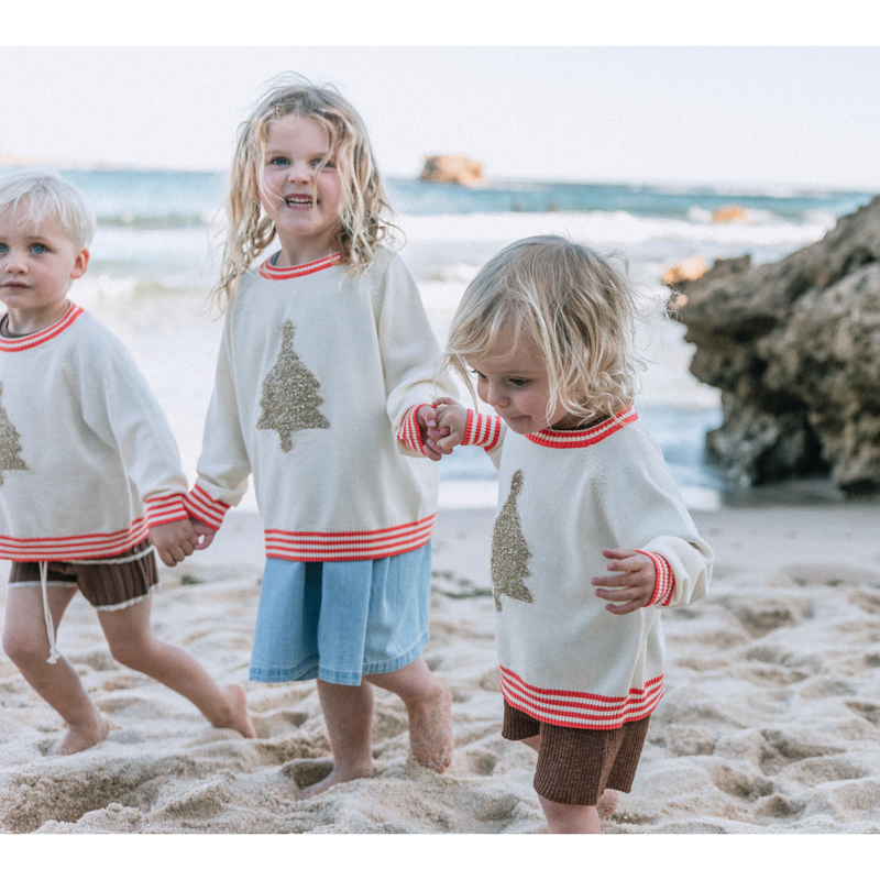 Grown Festive Tinsel Christmas Jumper