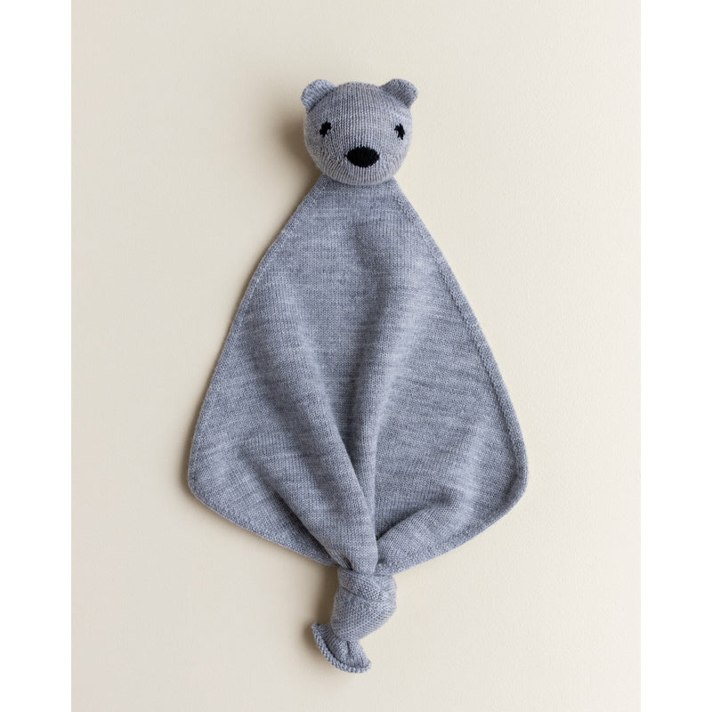 Hvid Grey Melange Teddy Tokki