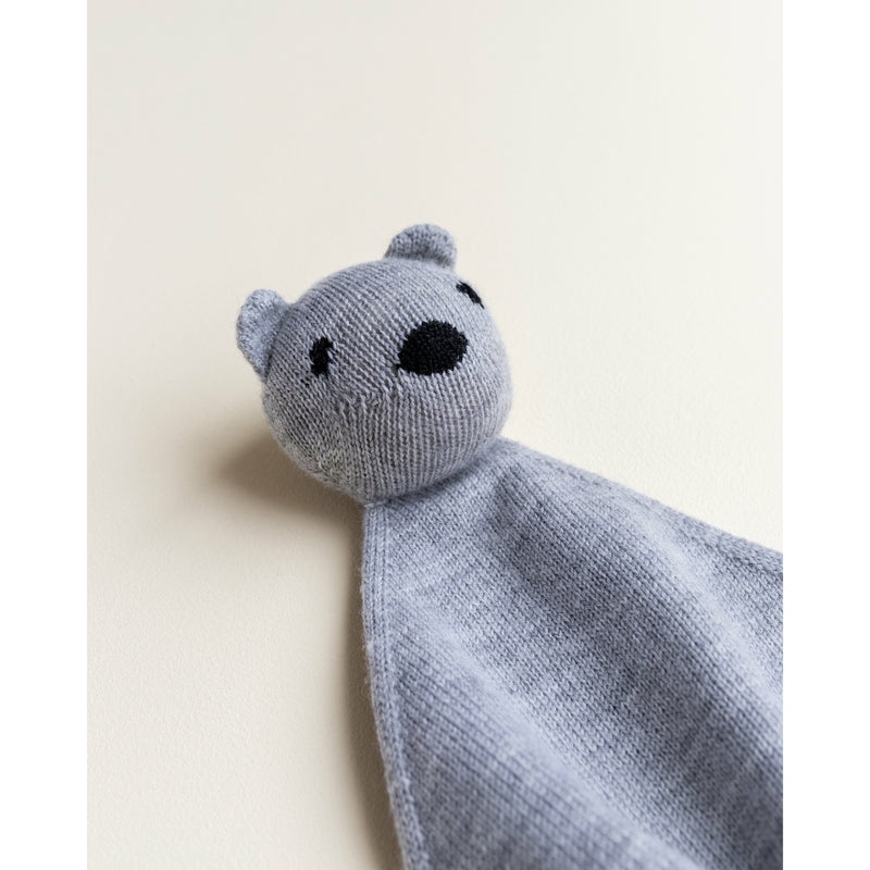 Hvid Grey Melange Teddy Tokki