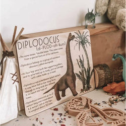 Timber Kids Diplodocus Jumbo Timber Tile