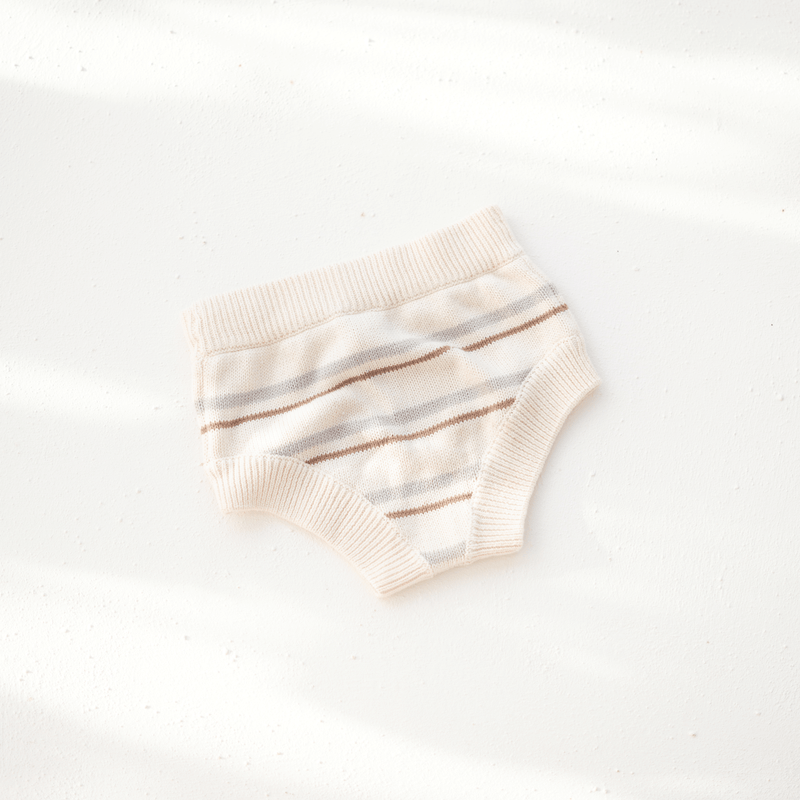 Illoura Blue Stripe Essential Knit Bloomers