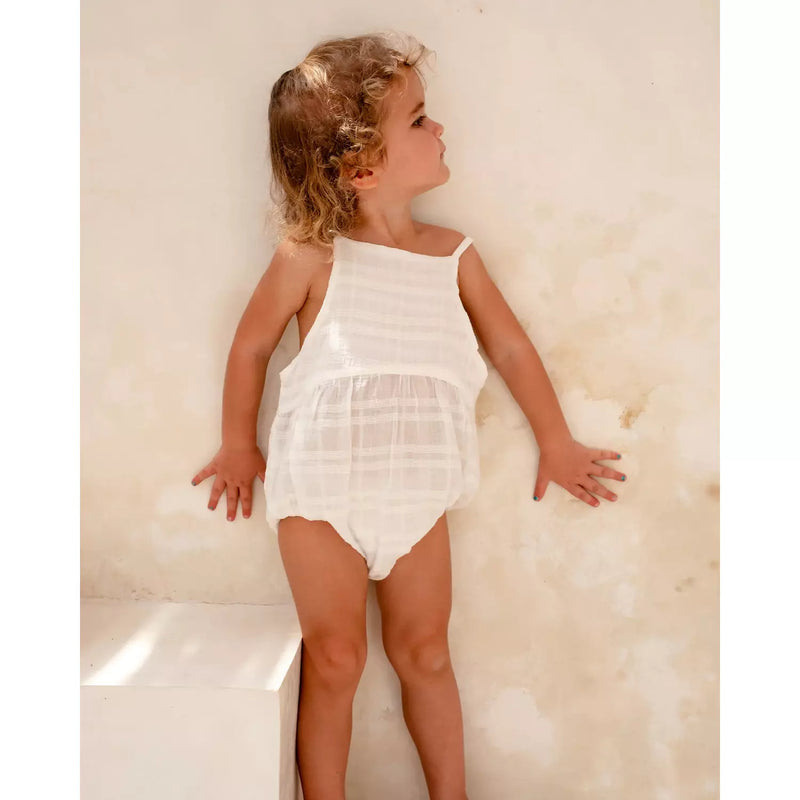 Illoura White Field Romper