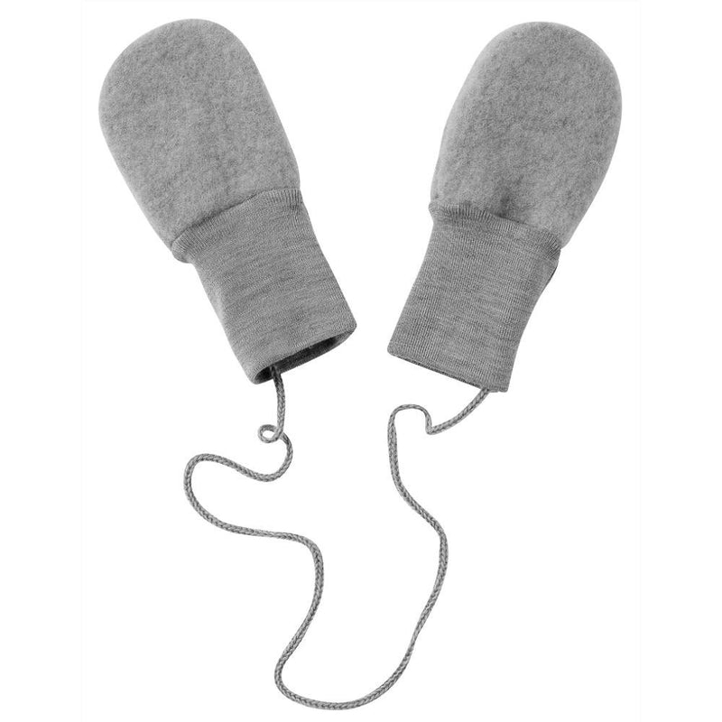 Engel Natur Grey Melange Wool Mittens