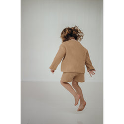 Illoura Caramel Essential Knit Shorts