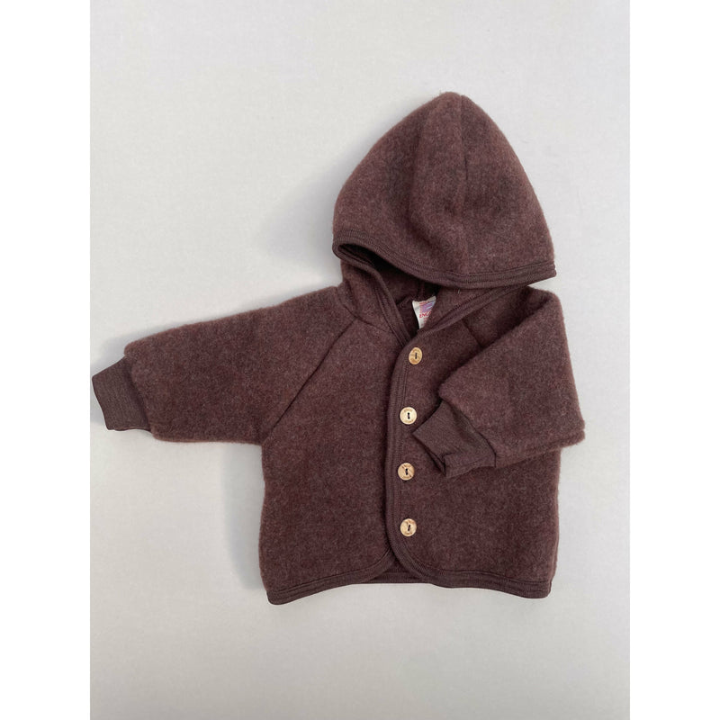 Engel Natur Cinnamon Wool Hooded Jacket